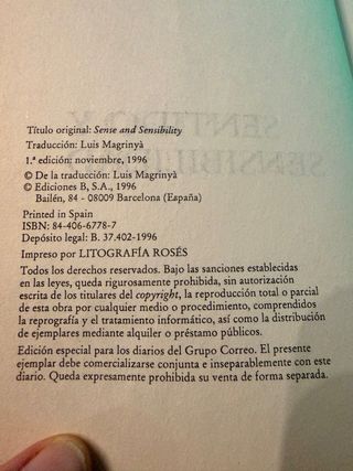 Sentido y sensibilidad