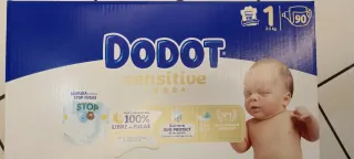 Pañales Dodot Sensitive Talla 1 (2-5kg) - 90 uds