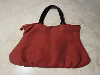 Bolso Yokana naranja bordado