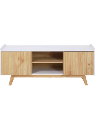 Mueble TV Nórdico Lua Blanco Madera
