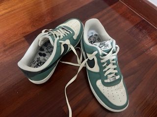 Zapatillas Nike Air Force 1 Verde y Blanco