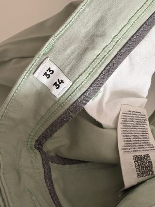 Pantalón Hombre. Jack&Jones. Talla M. Color verde.