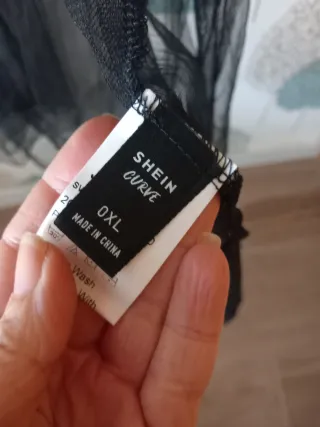 Túnica Transparente Negra