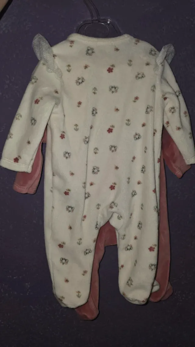 Conjunto 2 Peleles Bebé Disney Marie Talla 3M