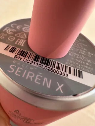 Razer Seiren X Quartz Micrófono