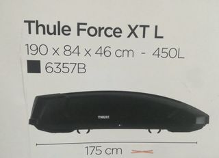 Cofre y barras de techo Thule