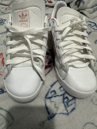 Adidas Coast Star Zapatillas Rosa y Blanco