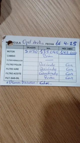 Opel Astra 2007