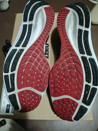 Nike Pegasus 38 Negro/Rojo Talla 45.5