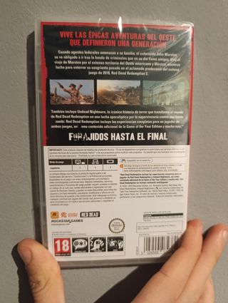 Venta Urgente Red Dead Redemption Nintendo Switch