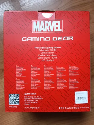 Auriculares Gamer Marvel Capitán América Nuevos