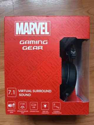 Auriculares Gamer Marvel Capitán América Nuevos