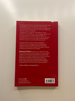 Mecanoscrit del segon origen - Manuel de Pedrolo