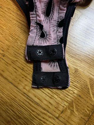 Body rosa manica lunga fantasia