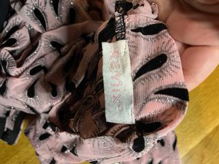 Body rosa manica lunga fantasia