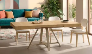 Mesa comedor extensible automática Olimpia.