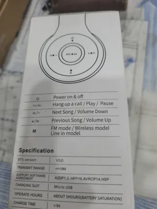 Auriculares Inalámbricos Unico HP1746 Blancos