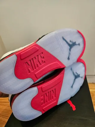 Nike Air Jordan 5 Retro Fire Red Talla 44