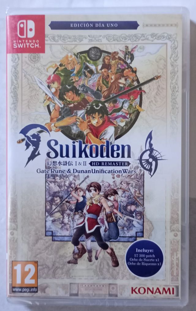 Suikoden I & II HD Remaster Switch Precintado ES