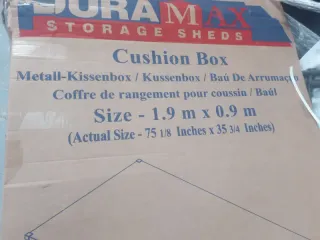 Arcon baul metálico 1450 litros Duramax