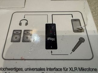 iRIG para co ectar un micro dinamico a un TLF