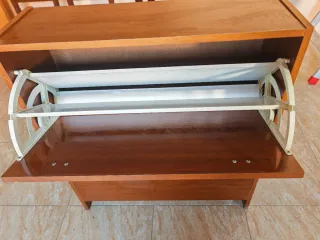 Mueble recibidor zapatero marrón