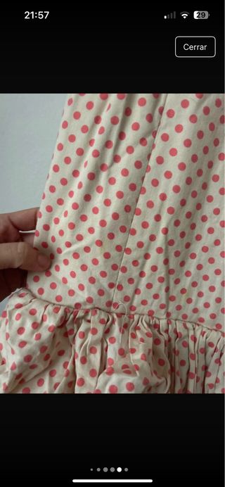 Traje de Flamenca volantes lunares