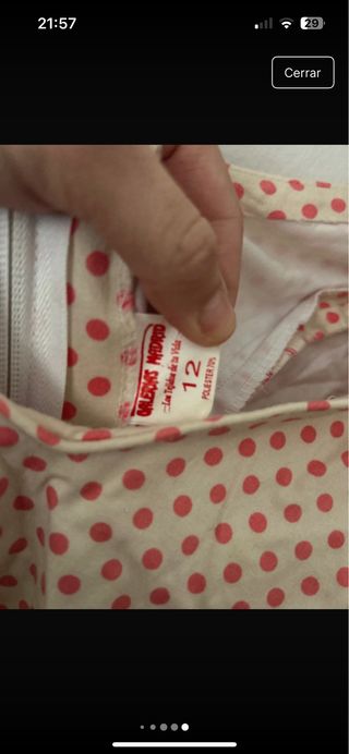 Traje de Flamenca volantes lunares