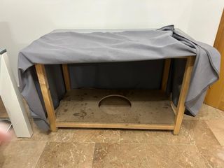 Mesa rectangular cristal 70X120