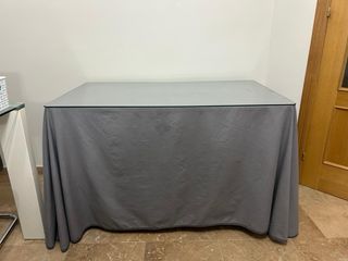Mesa rectangular cristal 70X120