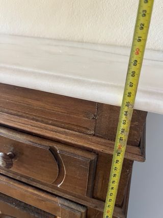 Aparador vintage madera y mármol