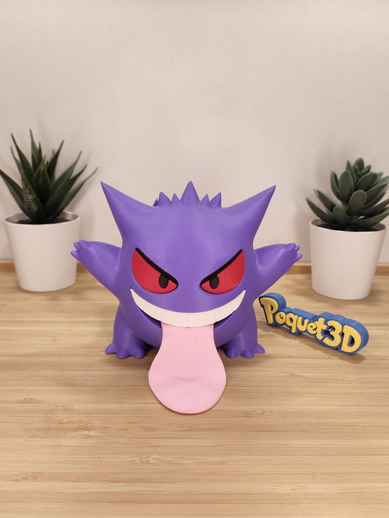Soporte mando Gengar Pokémon impreso 3D decoración afbeelding 5
