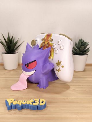 Soporte mando Gengar Pokémon impreso 3D decoración