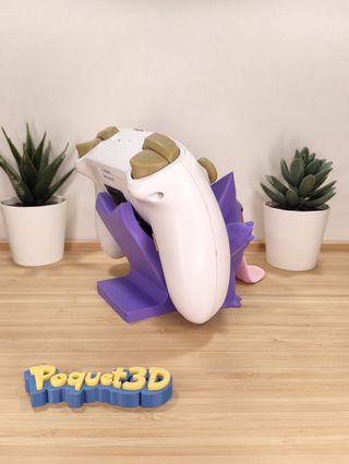 Soporte mando Gengar Pokémon impreso 3D decoración