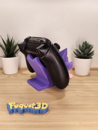 Soporte mando Gengar Pokémon impreso 3D decoración