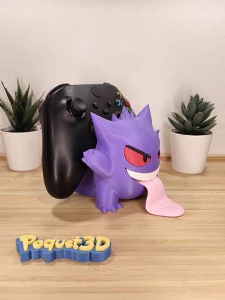 Soporte mando Gengar Pokémon impreso 3D decoración