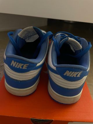Zapatillas Nike Dunk Low Azul Blanco
