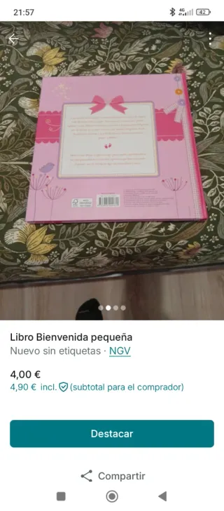 �BIENVENIDA PEQUE�A!:TU PRIMER A�O