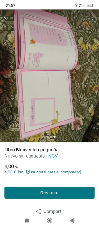 �BIENVENIDA PEQUE�A!:TU PRIMER A�O