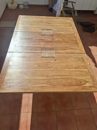 Mesa comedor cuadrada madera