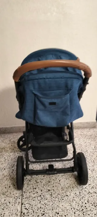 Silla de paseo azul