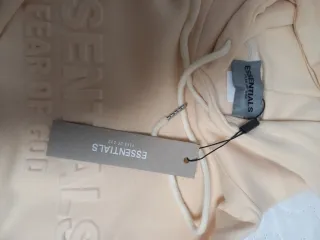 Sudadera Essentials Beige Mujer