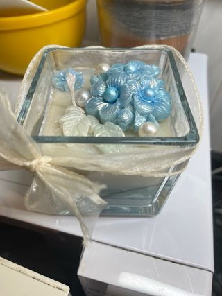 Cesta Flores Jabón Artesanal