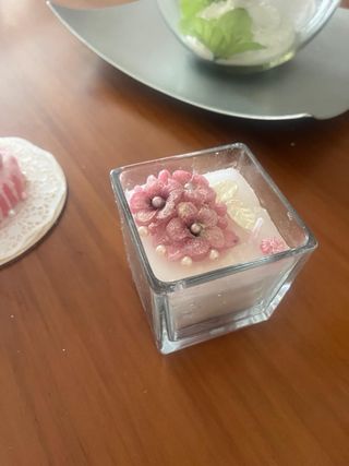 Cesta Flores Jabón Artesanal