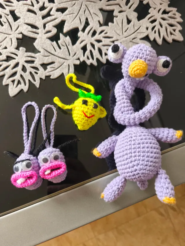 Plankton Crochet Hecho a Mano. Hormigas y más