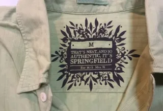 Camisa verde y blanca