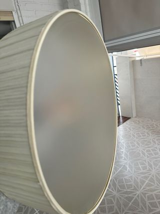 Lámpara de techo tela y metal