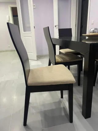 Mesa de comedor y 5 sillas