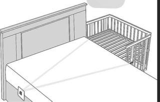 Correa para cuna colecho blanca