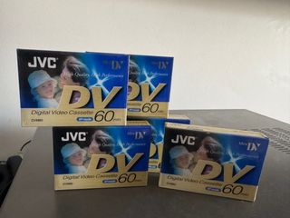 Cintas Mini DV JVC DVM60 (Pack 5)